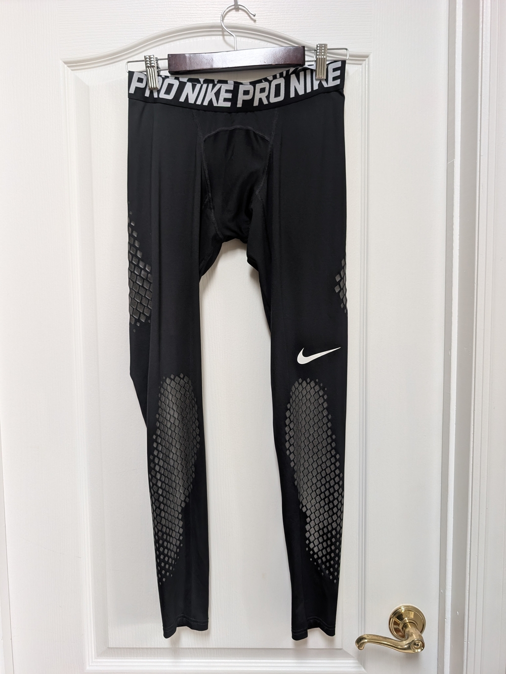 Nike Pro Dri-FIT Men’s L Black Compression Tights Leggings N